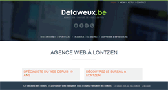 Desktop Screenshot of defaweux.be